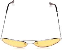 Водійські окуляри нічного бачення для водіння вночі Night View NV Glasses, Жовті поляризаційні антиблікові авіатори антифари з захистом для очей