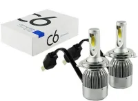 Комплект світлодіодних автомобільних LED ламп C6 H4 30W