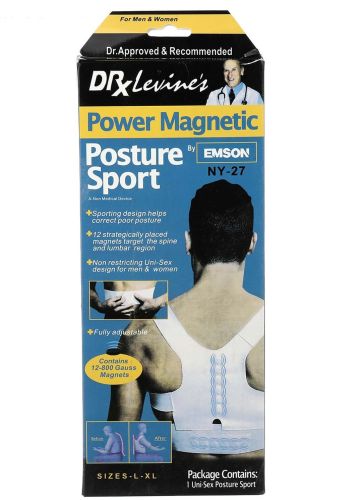 Магнітний фіксуючий коректор правильної постави Emson Power Magnetic Posture 3-Pack NY-27, ортопедичний корсет павук для вирівнювання спини і плечей