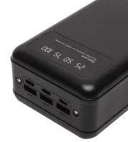 Зарядний пристрій УМБ Power Bank Viaking 50000 mAh smart-quality N7 3USB з ліхтариком , Портативна батарея повербанк зовнішній акумулятор YM-500