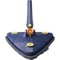Трикутна телескопічна швабра для сухого та вологого прибирання Multi function MOP MA-89 регульована з віджимом 360 градусів для всіх поверхонь
