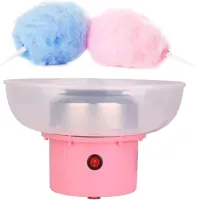 Мини аппарат для приготовления сладкой ваты Cotton Candy Maker LY-102 Pink, Машинка для изготовления сахарной ваты 500W для дома Розовый