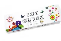 Великі 3D безшумні настінні годинники Diy Clock ZH01510 BLACK 90 см, Безкаракасні самоклеючі 3Д годинник цифри на стіну для дому, офісу чорні