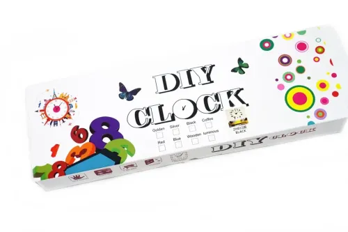 Великі 3D безшумні настінні годинники Diy Clock ZH01510 BLACK 90 см, Безкаракасні самоклеючі 3Д годинник цифри на стіну для дому, офісу чорні