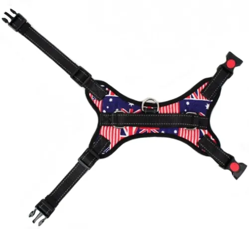 Нейлонова шлейка жилет для вигулу собак, цуценят Dog Harness Set нагрудний регульований ремінь для тварин з грудним обхватом для домашніх вихованців