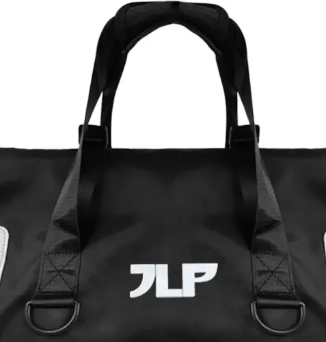Універсальна спортивна сумка JLP 4081 2 відділення на блискавці для щоденного використання, Дорожня сумка для речей 39х38х23 см для спорту Чорна