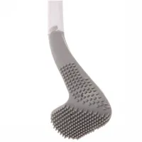 Туалетний навісний йоржик щітка Tanger Toilet brush LTB-01 з щіткою для чищення унітазу з кріпленням на стіну, силіконовий йоржик скребок для туалету