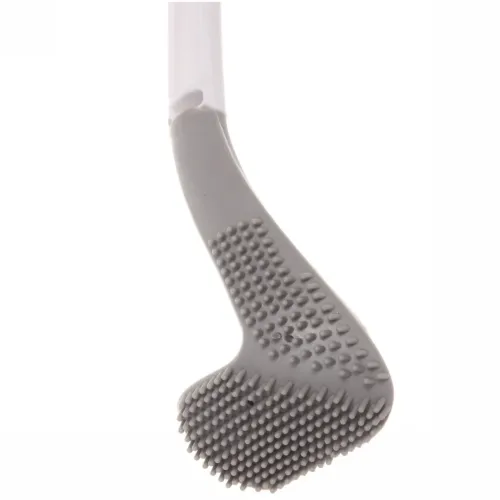 Туалетний навісний йоржик щітка Tanger Toilet brush LTB-01 з щіткою для чищення унітазу з кріпленням на стіну, силіконовий йоржик скребок для туалету