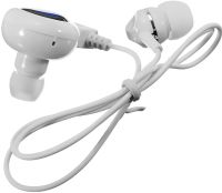 Беспроводной стерео наушник AirBeats Bluetooth mini 4.0 White вакуумная гарнитура с встроенным микрофоном и шумоподавлением для IOS и Android Белый