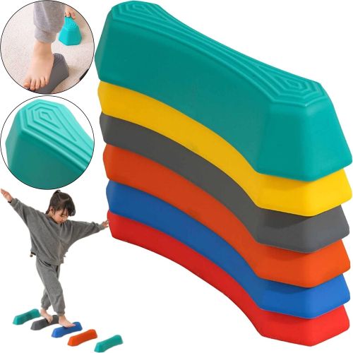 Балансувальна доріжка Stepping Stones Children Balance 6 штук для розвитку моторики і почуття рівноваги, 6 мостів крокового балансу для дітей