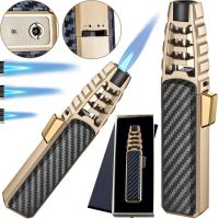  Газова турбо-запальничка Lighter jobon zb - 588 for BBQ вітрозахисна турбогорілка з контролером полум'я, запальничка для кемпінгу і барбекю