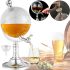 Диспенсер дозатор для алкогольних напоїв Глобус Globe Drink Dispenser 3.5 л скляний резервуар декантер з краном для пива 3500 мл 37х20х23 см
