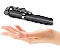 Селфи палиця штатив Selfie Stick L01 70 см телескопічний трипод для селфи, монопод тринога з тримачем для телефону з пультом Bluetooth L-01