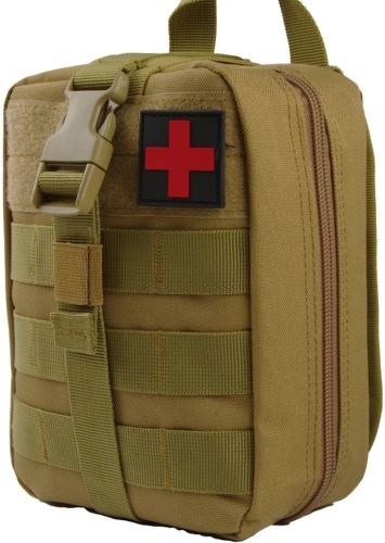 Туристичний набір для виживання Survival Kit 60 в 1 універсальний комплект інструментів підсумок, мультитул, аптечка для туристів і військових