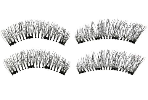 Магнітні вії на стрічці Magnetic Lashes Professional Eyelash 3D багаторазові накладні вії на магнітній основі в круглому футлярі 26 мм