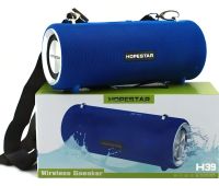 Беспроводная Bluetooth колонка Hopestar H39 10W портативная аккумуляторная блютуз акустика со светодиодной LED подсветкой FM-радио USB microSD AUX