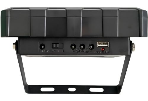 Переносна сонячна станція GDLite GD-106 портативний LED ліхтар прожектор з 3 лампами і повербанком на сонячній батареї 4000 мАг GDTimes ZB-28