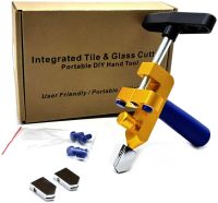 Алмазний склоріз Glass Cutter Tile JNZ-GC01 2 в 1 роликовий ніж різак 3-15 мм ручний інструмент для різання скла, плитки та кераміки AND 96-10