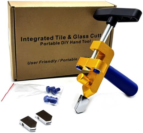 Алмазний склоріз Glass Cutter Tile JNZ-GC01 2 в 1 роликовий ніж різак 3-15 мм ручний інструмент для різання скла, плитки та кераміки AND 96-10