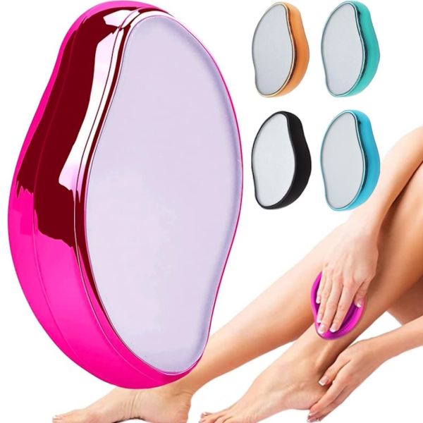 Ручний кристалічний епілятор депілятор Crystal Hair Remover LY-332 для видалення волосся, Кришталевий ластик Glass Shaver для депіляції і пілінгу