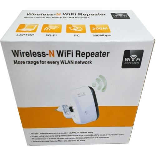 Бездротовий Wi-Fi Repeater LV-WR31-36 ретранслятор мережі 300 Мбіт / сек, 2dBi, WLAN підсилювач сигналу роутера, ретранслятор, розширювач діапазону
