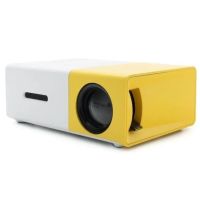 Портативний проектор міні кінотеатр мультимедійний Full HD Led Projector YG-300 мультимедійний домашній кінотеатр з динаміком, заряд від Power bank