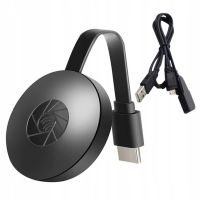 Бездротовий Wi-Fi HDMI приймач адаптер Chromecast MiraScreen G2 мультимедійний медіаплеєр з вбудованим WiFi модулем з телефону на телевізор Чорний
