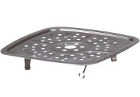 Універсальна сковорода Copper Cook Deep Square Pan Ampowar 24 см з фритюром і пароваркою з кришкою, антипригарна сковорідка фритюрниця з друшляком