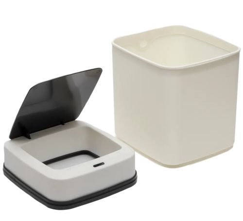 Розумне автоматичне відро для сміття на 10 л Sensor Trash Box JH - 68 з сенсорною кришкою для сміття, сенсорна кошик з розумним датчиком на батарейках