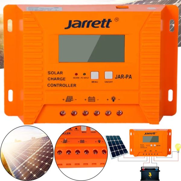 Автоматичний контролер заряду АКБ сонячної панелі Jarrett JAR-PA30 30A 12V 24V пристрій RG-505 для контролю заряду батареї в сонячних панелях