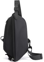 Чоловіча сумка через плече Baellery Cross Body Bag JXA1808 нагрудна водонепроникна повсякденна бананка на груди зі штучної шкіри 13Х17 см
