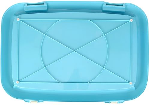 Лоток для собак зі стовпчиком і стінкою Dog Toilet UniZoo 47. 5x36 см двошаровий туалет з рамкою і сіткою під пелюшку для собак із захистом від бризок