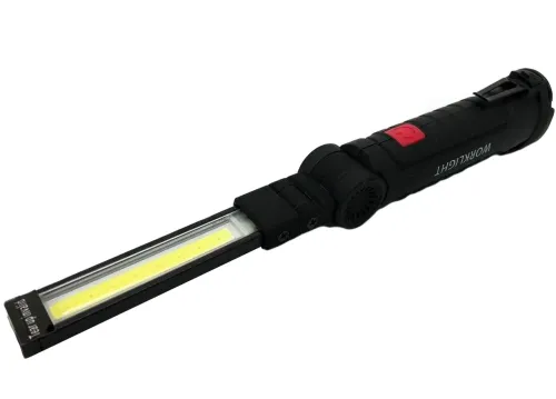Акумуляторний складаний світильник Worklight W - 52 LED COB 360° ліхтар з магнітом і гачком 5 режимів, Світлодіодний ліхтарик для кемпінгу 5W G52