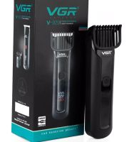 Мужская машинка для стрижки волос и бороды VGR V-928 беспроводной аккумуляторный триммер, электробритва с телескопической насадкой под ноль USB V928