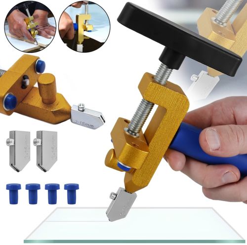 Алмазний склоріз Glass Cutter Tile JNZ-GC01 2 в 1 роликовий ніж різак 3-15 мм ручний інструмент для різання скла, плитки та кераміки AND 96-10