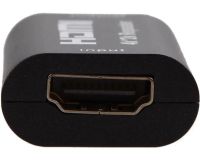 Конвертер HDMI Repeater 4k повторювач, Підсилювач відеосигналу до 40 метрів, автономний Репітер ретранслятор HDMI-HDMI подовжувач для пристроїв