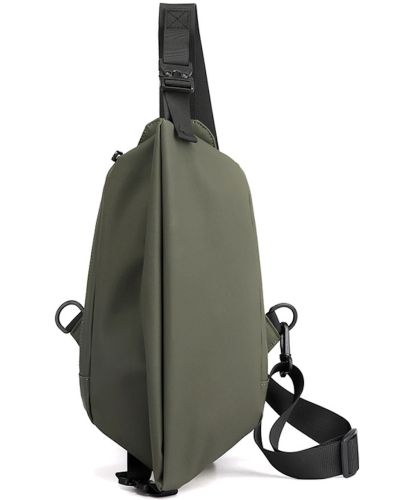 Чоловіча сумка через плече Baellery Cross Body Bag JXA1808 нагрудна водонепроникна повсякденна бананка на груди зі штучної шкіри 13Х17 см