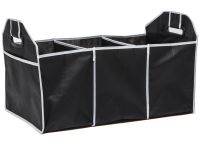 Складная сумка органайзер Car Boot Organiser CR-113 в багажник автомобиля, раскладной тканевый ящик на 5 отсеков для хранения мелочей в авто