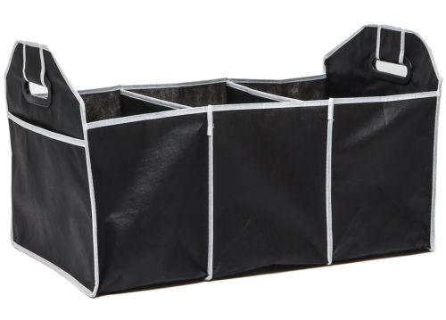 Складная сумка органайзер Car Boot Organiser CR-113 в багажник автомобиля, раскладной тканевый ящик на 5 отсеков для хранения мелочей в авто