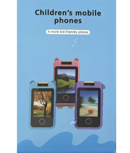 Інтерактивний смартфон Children Mobile Phones AZ-1156 акумуляторний дитячий телефон з іграми, сенсорним екраном і камерою для фото та відео від USB