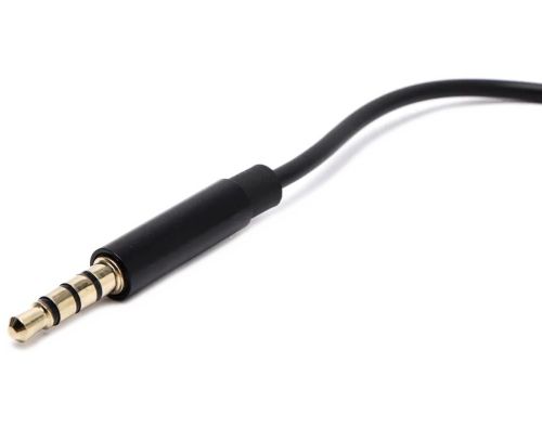 Мікрофон петличка для телефону Lavalier Micro Phone JH-043 - a 3.5 AUX провідна нагрудна петличка з затиском кліпсою і роз'ємом для навушників Чорна