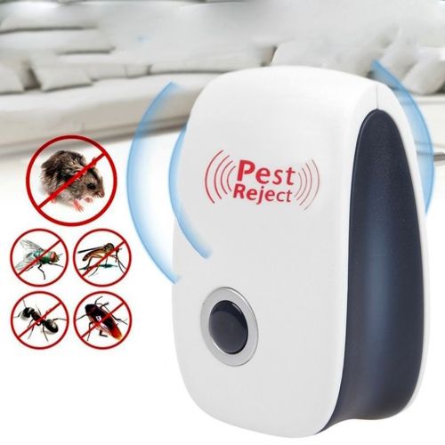 Ультразвуковой отпугиватель насекомых и грызунов Electronic Pest Reject Repeller устройство для уничтожения мышей тараканов, комаров прибор в розетку