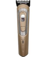 Беспроводная мужская машинка для стрижки волос Gemei GM-6112 ручной аккумуляторный триммер для ухода за бородой со сменными насадками Geemy GM-6112 