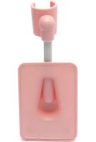 Настенный держатель для душевой лейки Shower Holder AND-129 универсальное вращающиеся крепление с 2 крючками для ручного душа на присоске в ванную