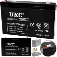 Аккумуляторная батарея UKC 6V 10Ah WST-10 универсальный свинцово-кислотный аккумулятор 6В 10Ач для торгового оборудования и игрушек
