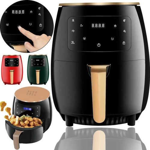 Безмаслянная Аерофритюрниця мультипечь Air Fryer su Tai ST-505 6л для приготування їжі 2400W фритюрниця без масла з функцією аерогрилю S18
