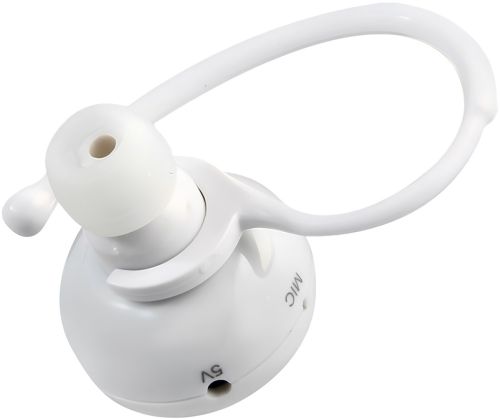 Беспроводной стерео наушник AirBeats Bluetooth mini 4.0 White вакуумная гарнитура с встроенным микрофоном и шумоподавлением для IOS и Android Белый