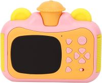 Детский фотоаппарат с мгновенной печатью фото Kids Print Camera Pink цифровая камера полароид на аккумуляторе для детей от 6 лет 12мп 1080HD Розовая