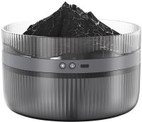 Зволожувач повітря нічник Вулкан Volcano Humidifier K3 2 л настільний ультразвуковий аромадифузор з ефектом полум'я і світлодіодним LED підсвічуванням