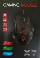 Ігрова комп'ютерна миша Gaming Mouse X7 дротова оптична USB геймерська мишка зі світлодіодним LED підсвічуванням для ПК комп'ютера і ноутбука